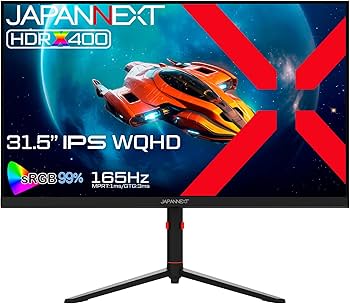 WQHD 31.5インチ ゲーミングモニター 165Hz ジャンク Amazon.co.jp: JAPANNEXT 31.5インチ ゲーミングモニター 165Hz